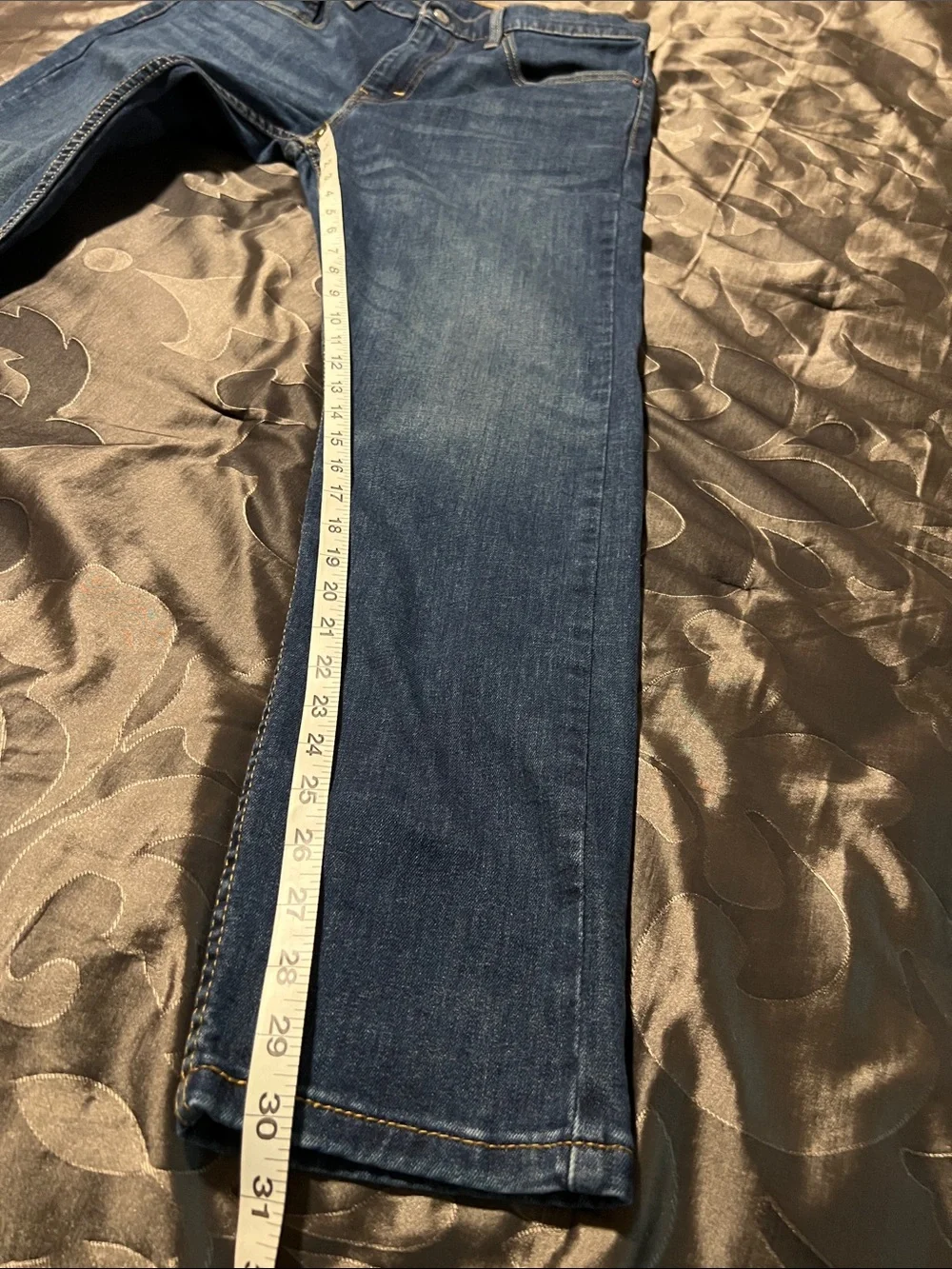 Levi's 512 Men's Slim Taper Medium Dark Wash Blue Denim Jeans 32x32